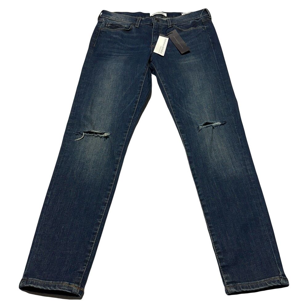 Banana Republic Skinny Ankle Jeans Women's Size 29 Blue Premium Denim NWT